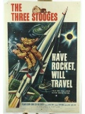 Three Stooges Have Rocket Will Travel Movie Poster