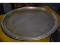 4 Large Oval Metal Serving Trays
