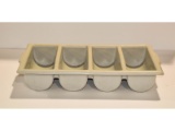 7 Plastic Silverware Caddies Trays