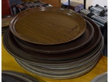 16 Large Oval Waitress Trays