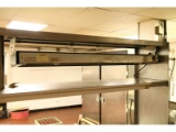 Stainless Steel Shelves with Heat Lamps