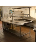 Stainless Steel Wash Table with Sink