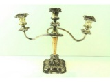 5 Silver Plated Candelabras