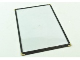 42 Single Page Black Plastic Menu Covers