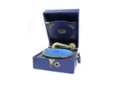 Silvertone Portable Wind Up Phonograph