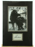 Fats Domino Matted Photo With Signature