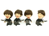 4 Beatles Doll Figurines