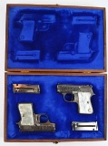 Engraved Matched Set Astra .25 Pistols