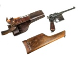 Mauser C96 Broomhandle Pistol 9mm