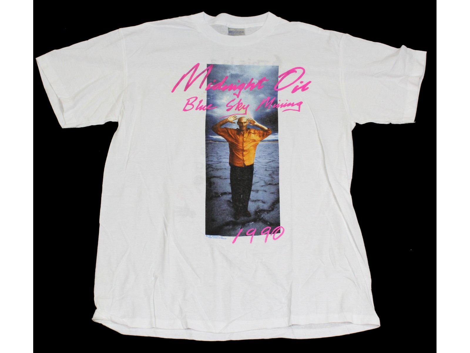 Midnight Oil Blue Sky Mining 1990 Tour T-shirt XL | Proxibid
