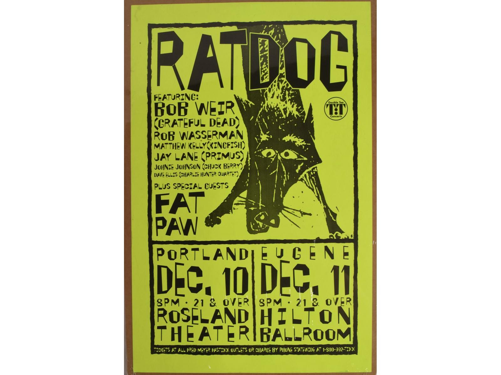 6 Bob Weir RatDog Concert Posters 1990-2001 | Proxibid