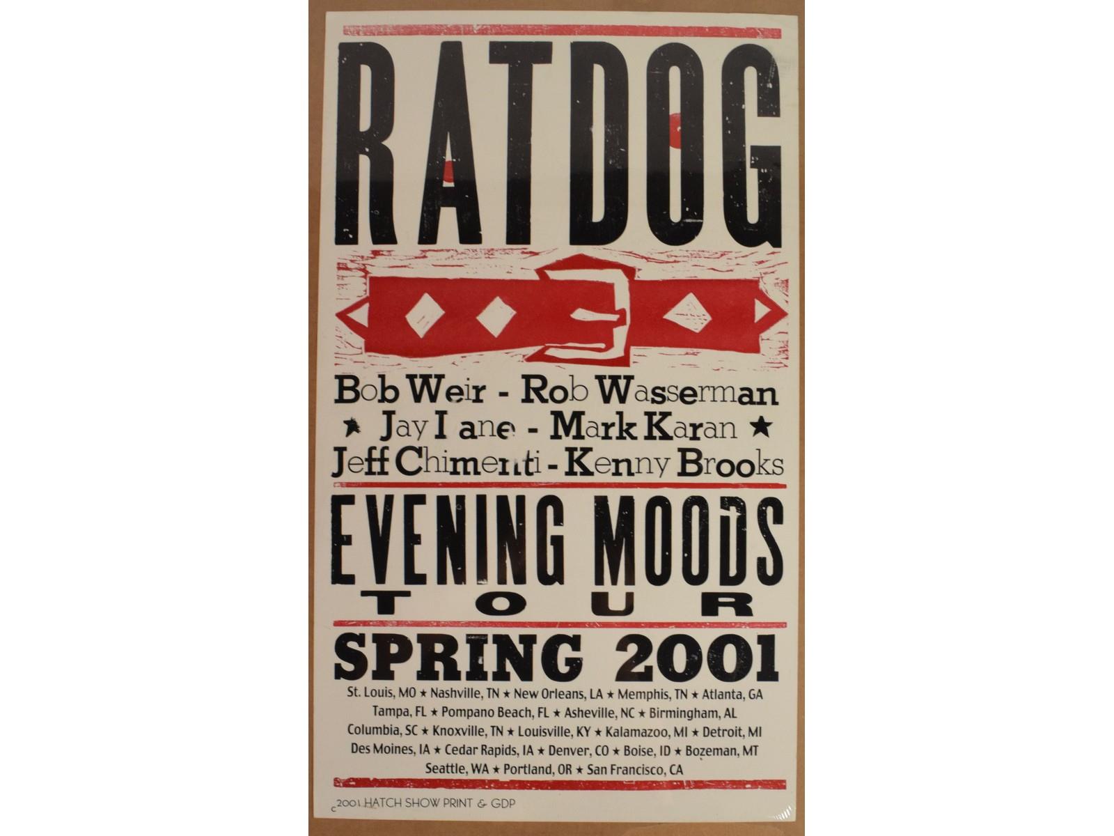6 Bob Weir RatDog Concert Posters 1990-2001 | Proxibid