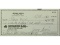 Jerry Garcia Signed Check Village Music 1992