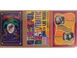 3 Grateful Dead Jerry Garcia Concert Posters 88-94