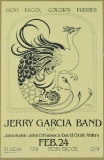 Jerry Garcia Band Concert Poster 1980
