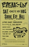 Freak-In Little Gary Mugwumps Shrine Poster 1966