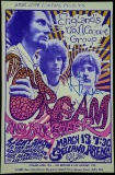 Cream and Blue Cheer Autographed Handbill 1968