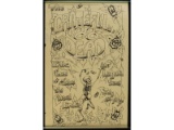 Grateful Dead Los Lobos Tour Poster 1988