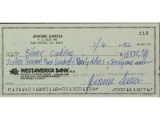 Jerry Garcia Signed Check Bianco Cadillac 1992