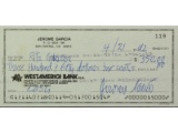 Jerry Garcia Signed Check Ritz Carlton 1992