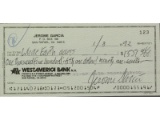 Jerry Garcia Signed Check Whole Earth Access 1992