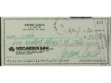 Jerry Garcia Signed Check 