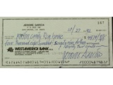 Jerry Garcia Signed Check Marin Rug House 1992