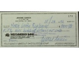 Jerry Garcia Signed Check Marin Rug House 1992