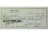 Jerry Garcia Signed Check Comforts 1992