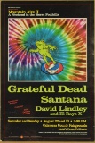 Grateful Dead Santana Mountain Aire II Poster 1987