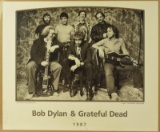 Grateful Dead Bob Dylan Promo Poster 1987