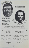 Ken Babbs Neal Cassady Concert Poster 1982