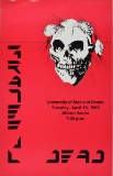 Grateful Dead University of Maine Poster 1983 RARE