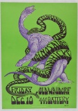 The Dinosaurs Signed Concert Poster 1982