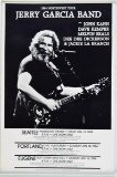 Jerry Garcia Band Concert Poster 1984