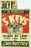5 Keys Concert Poster 1950s