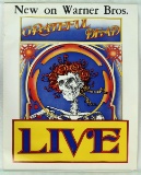 Grateful Dead LIVE DEAD Warner's Promo Poster 1970