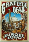 Grateful Dead Europe Tour Poster 1990