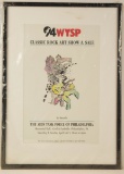 Jerry Garcia WYSP Art Show Framed Poster 1994