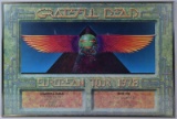 Grateful Dead European Tour Framed Poster 1978