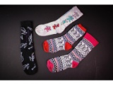 4 Pairs of Grateful Dead Themed Socks
