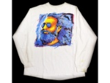 Jerry Garcia Print Long Sleeve Shirt