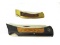 2 Browning Folding Knives Lockback 810 Brass