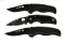 3 Various Folding Knives Spyderco Blackie Collins