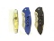 3 Various Frost Cutlery Folding Knives Stockman