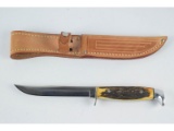 Case 516-5 Gray Etch Fixed Blade Knife