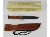 Case US Marine Corps Knife Leather Handle Stamped