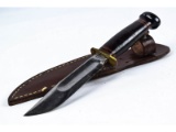 Marbles Ideal Hunting Knife Leather WWII