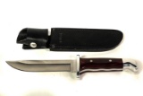Buck Frontiersman Fixed Blade Knife Wooden Sheath