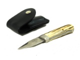 Benchmark Knife Rolox Viper Stag Handle w/ Sheath